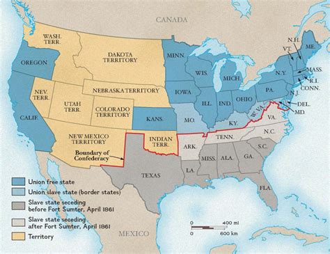 Union Civil War Map