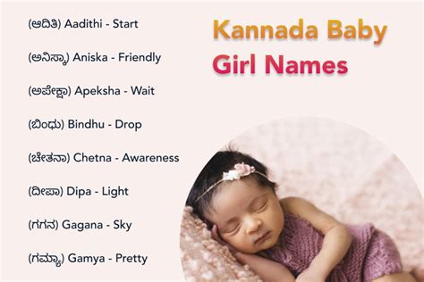 unique girl names kannada