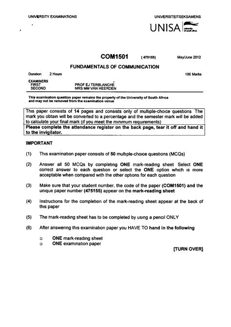 Unisa Previous Question Papers For Eng1502