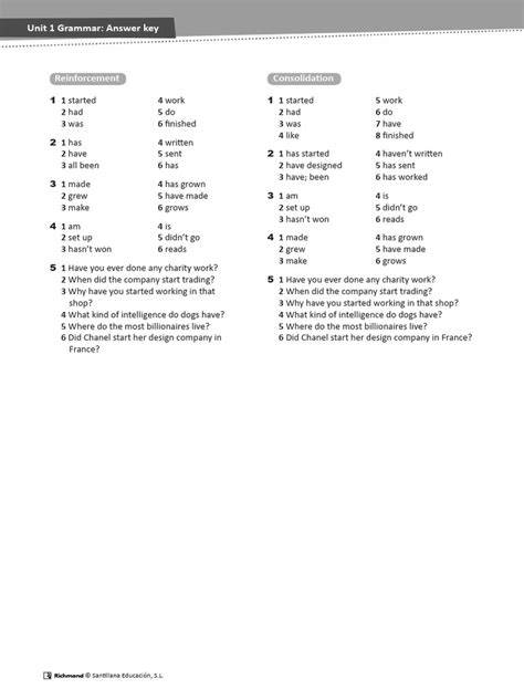 unit 1 answer key content objectives thinking