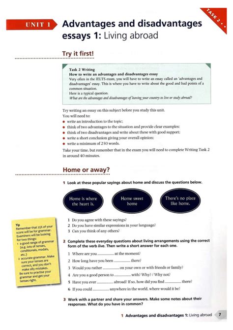 Unit 1 Living Abroad Answer Key
