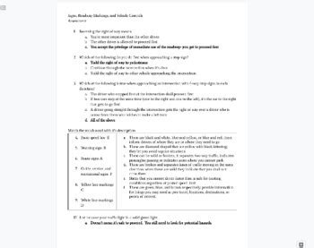 Unit 1 The Driving Task Chapter 3 Basic Vehicle Operation