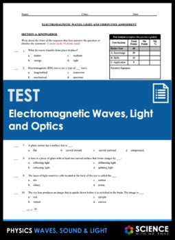 Unit 10 Electromagnetic Waves Test Answers