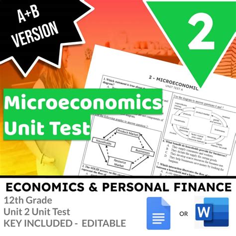 Unit 2 Pre Test Microeconomics Answers