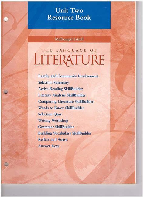 Unit 2 Resource Book Mcdougal Littell Biology
