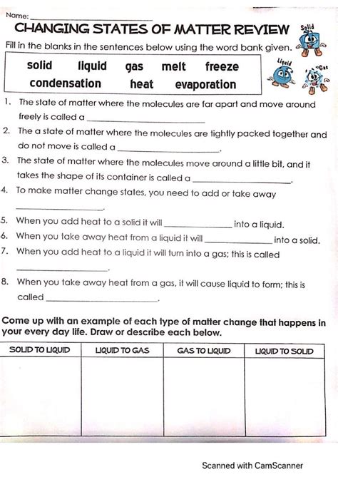 Unit 2 Test On Matter