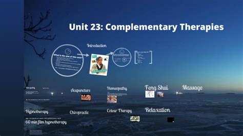 Unit 23 Complementary Therapies For Health And Social Care