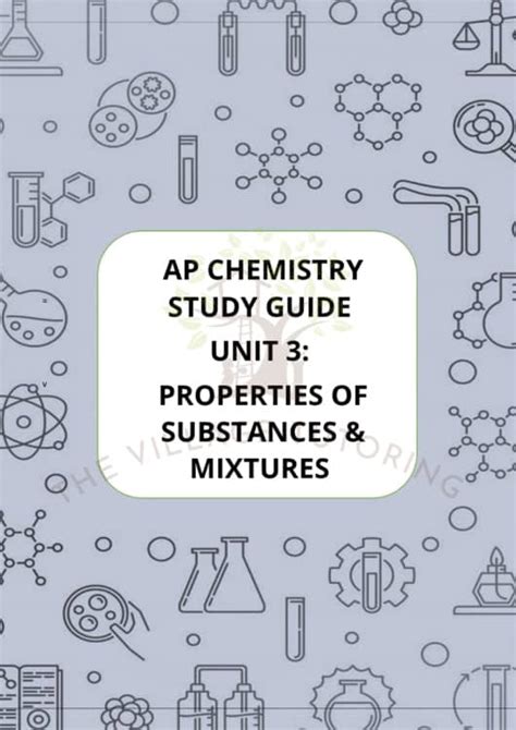 Unit 3 Chemistry Study Guide Answers