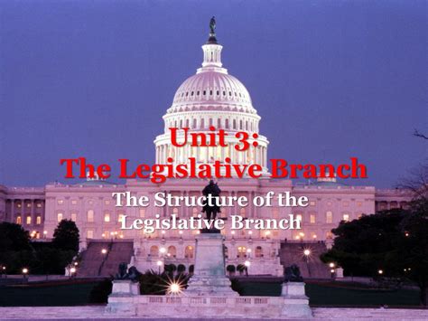 unit 3 the legislative branch answers