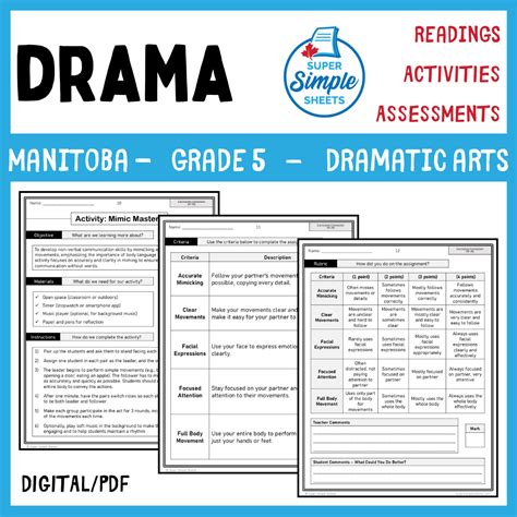 unit 5 drama benchmark test