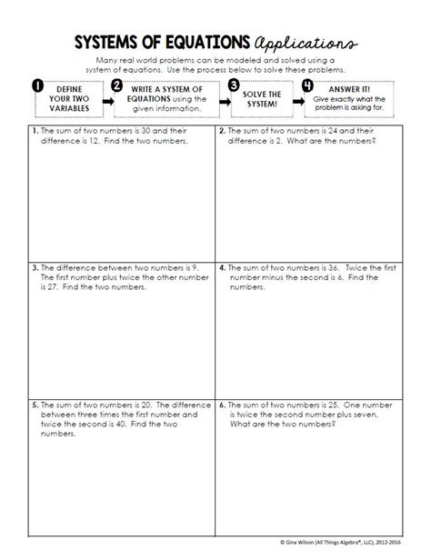 Unit 5 Systems Of Equations And Inequalities Answer Key