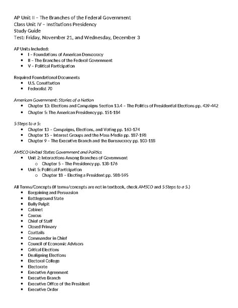 Unit 6 Elections Study Guide In American Gov