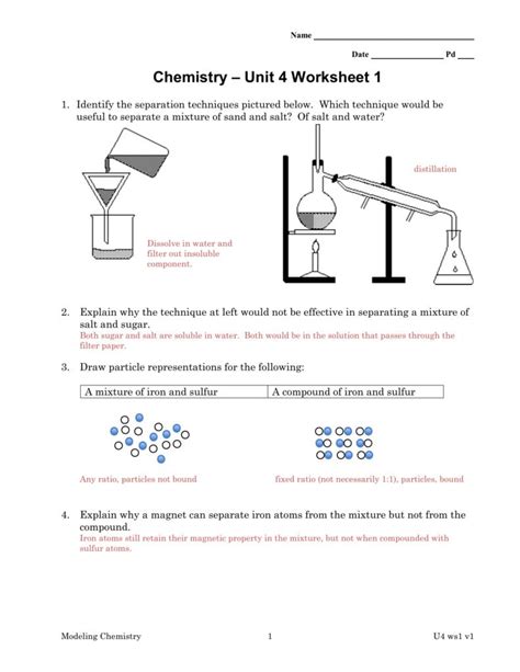 Unit 6 Worksheet 2 Chemistry   Chemistry Unit 7 Worksheet 4 Answer Key Kayra - Unit 6 Worksheet 2 Chemistry