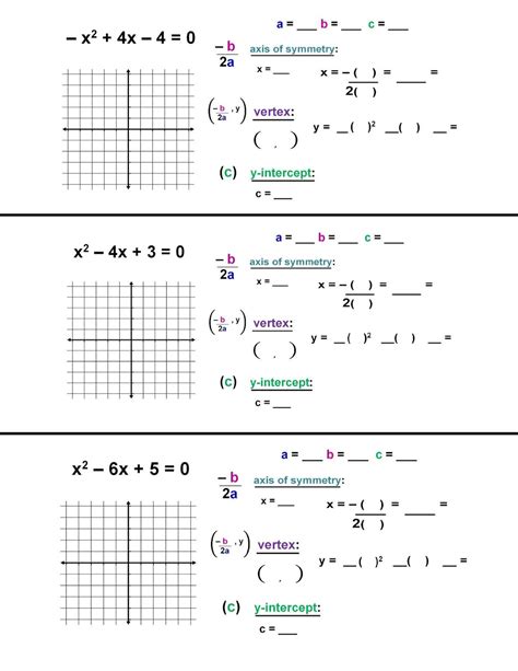 unit 8 quadratic equations homework 1 introduction to quadratics