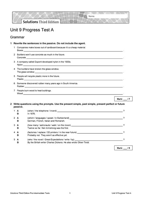 unit 9 progress test solutions upper intermediate