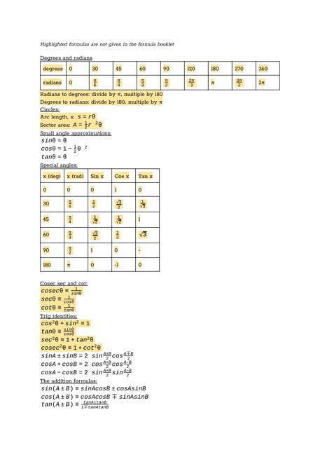 Unit C4 Core Mathematics 4 Tssmaths
