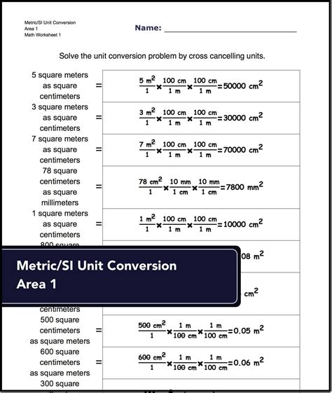 Unit Conversion Practice Problems With Answers Pdf