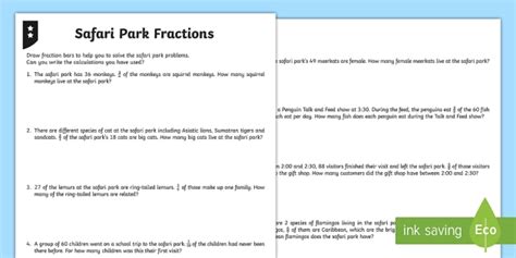 Unit Fractions Word Problems Maths Twinkl Teacher Made Worded Fractions - Worded Fractions