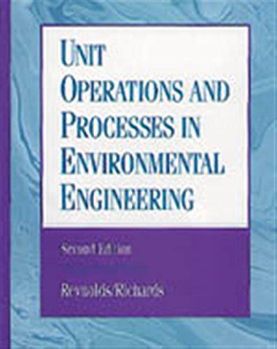 Unit Operations Processes In Environmental Engineering