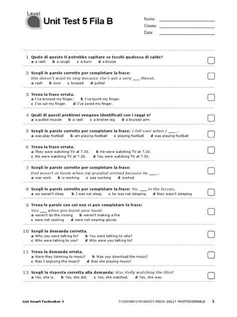 Unit Test Fila A