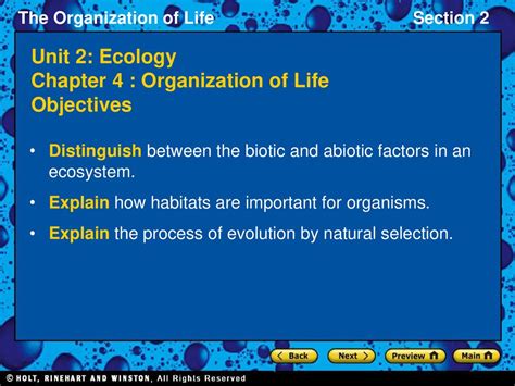 Read Online Unit 2 Ecology Chapter 4 Test 