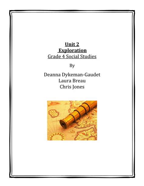 Read Unit 2 Exploration Grade 4 Social Studies Wikispaces 