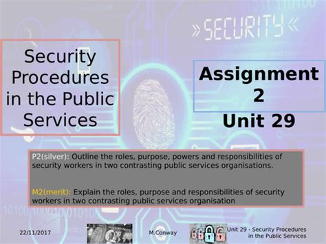 Read Online Unit 29 Security Procedures In The Public Services Edexcel 
