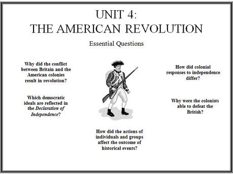 Full Download Unit 4 American Revolution 7 Weeks 1 How Can Information 