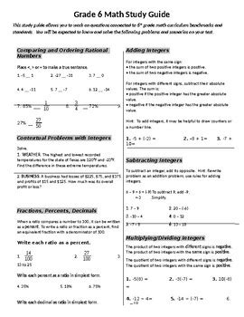 Read Unit 6 Math 7 Study Guide Mifou 