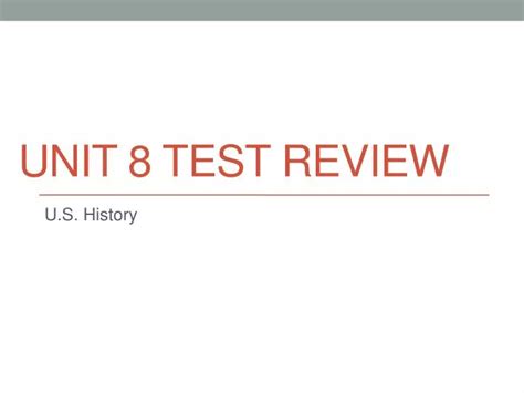 Download Unit 8 Test Review Answers 