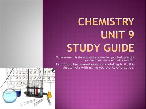 Download Unit 9 Study Guide Chemistry Answers 