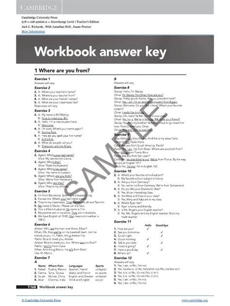 Read Online Unite 5 Lecon 18 Workbook Answer 