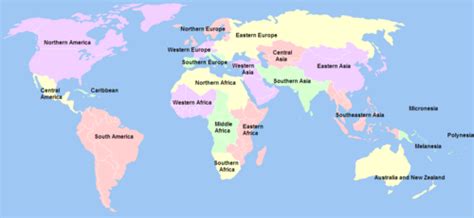 United Nations Geoscheme Wikipedia World Division - World Division