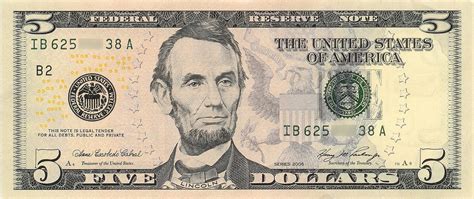 United States Five Dollar Bill Wikipedia 5 Dollar Bill Coloring Page - 5 Dollar Bill Coloring Page