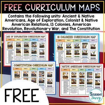 United States History Curriculum Map Freebies Us History Colonist Unit Worksheet 6th Grade - Colonist Unit Worksheet 6th Grade