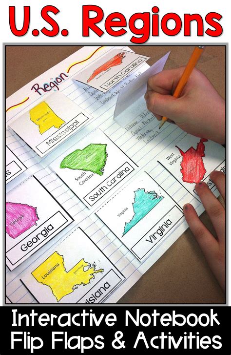 United States Regions Fun Activities For Teaching About Regions Of The Us Activities - Regions Of The Us Activities