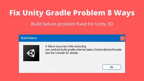 unity android build error gradle