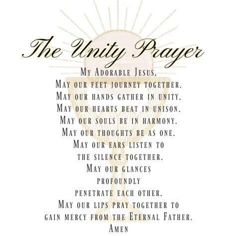 Unity Prayer Flame Of Love