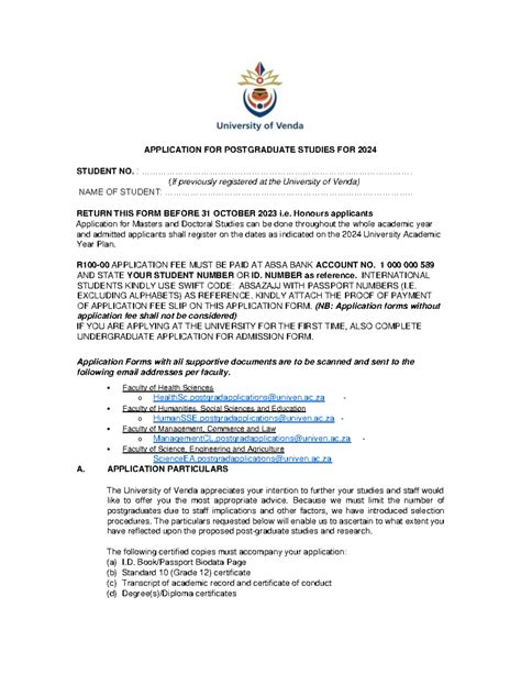 Univen Pgce Application Form For 2015