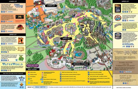 universal studios california map