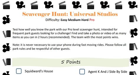 Full Download Universal Studios Scavenger Hunt Answers 
