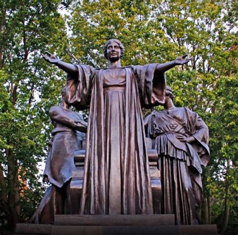 University Of Illinois Alma Mater Statue On Dedication Almamater - Almamater