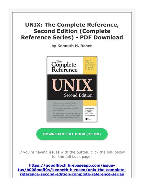 unix complete reference