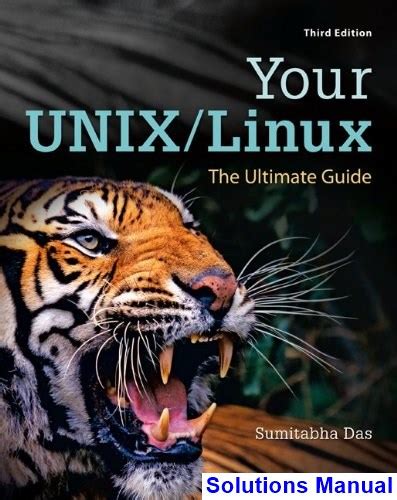 Unix The Ultimate Guide 3rd Edition