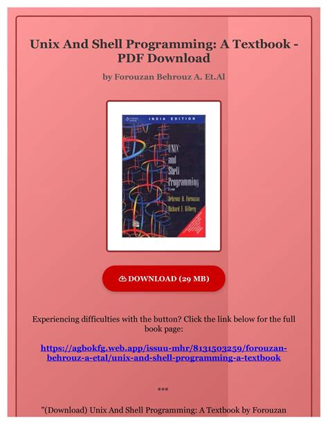 Download Unix Shell Programming Behrouz Forouzan Ppt 