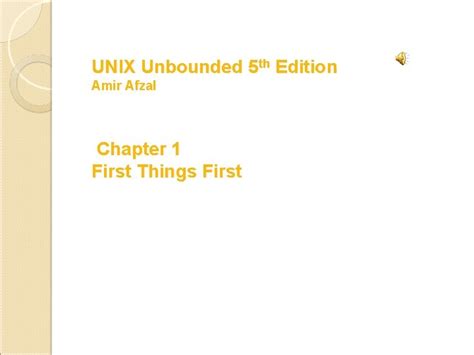 Read Unix Unbounded 