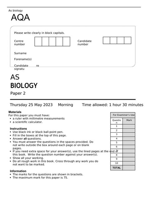 Read Unofficial Mark Scheme Aqa Biology June 2014 