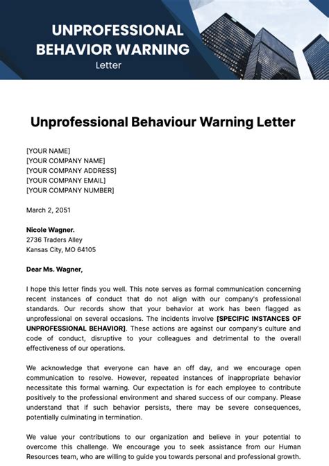Unprofessional Behavior Sample Letter Of Complaint For Verbal Abuse