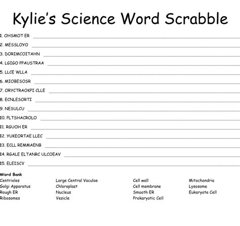 Unscramble Science Unscrambled 49 Words From Letters In Science Words Unscramble - Science Words Unscramble