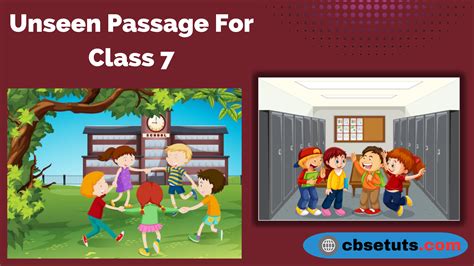 Unseen Passage Class 7